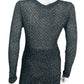 EILEEN FISHER Black Linen Sweater Size S