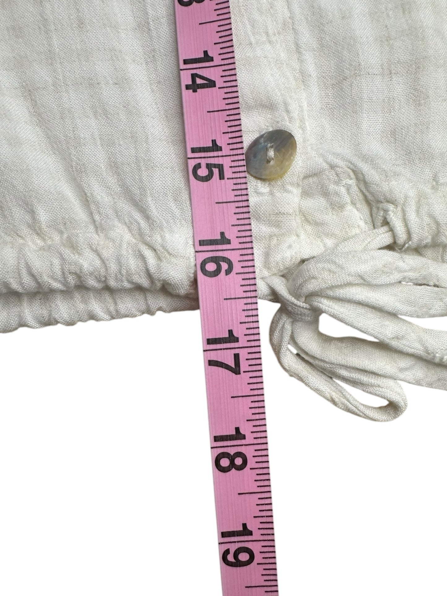 bella dahl White Button Down Size M