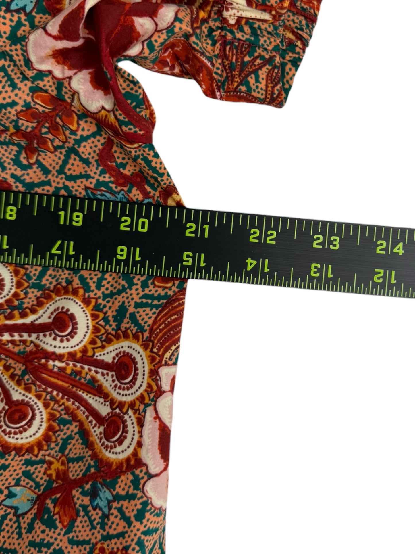 ULLA JOHNSON Evelyn Floral Print Puff Sleeve Top Size 2