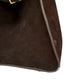 The Row Brown Suede Margaux 15 Buckle Tote Designer Handbag