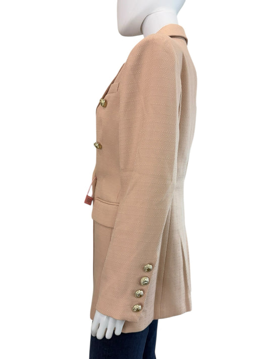 Belle & Bloom NWT Blush Pink Princess Polina Tweed Blazer Size L