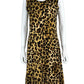 Calvin Klein Brown Animal Print Dress Size L