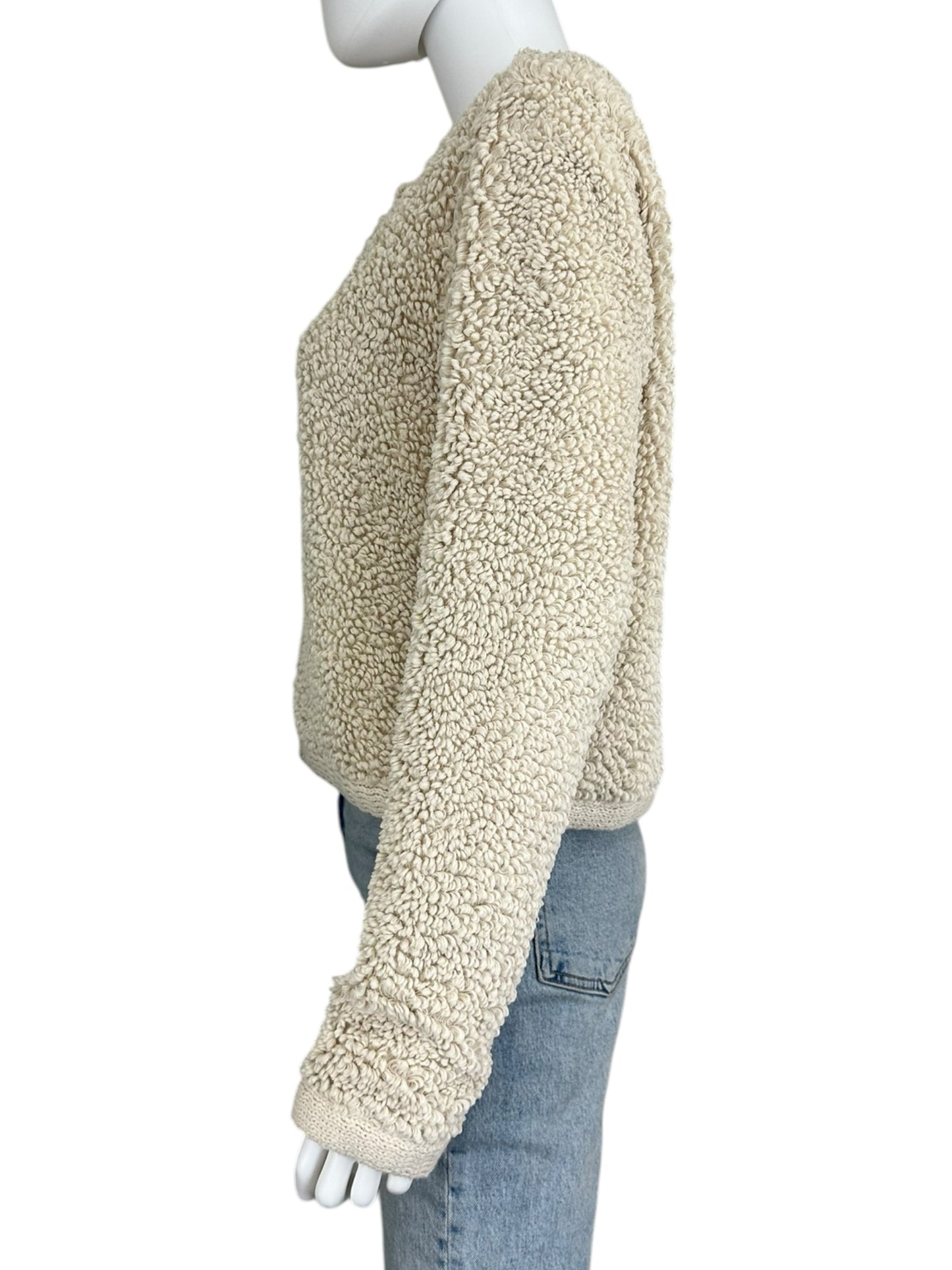 sanctuary Cream Cuddle Up Cardi Jacket Size XS