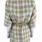 elevenses Tan Houndstooth Coat Size M/L