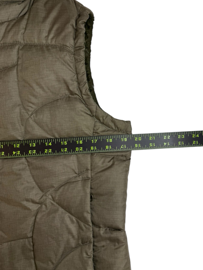 COLUMBIA Olive Titanium Tech Interchange 550 System Quilted Down Vest Size M