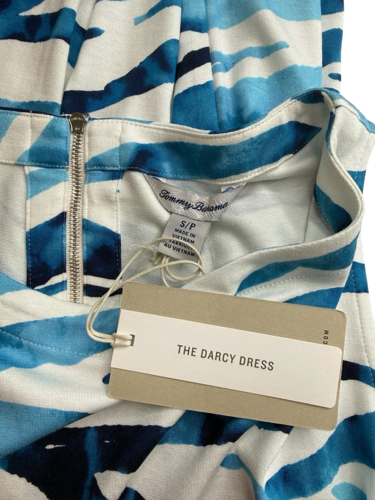 Tommy Bahama NWT Blue Darcy Zebra Print Dress Size S