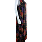 Johnny Was Black Floral Bossa Maxi Dress Size L