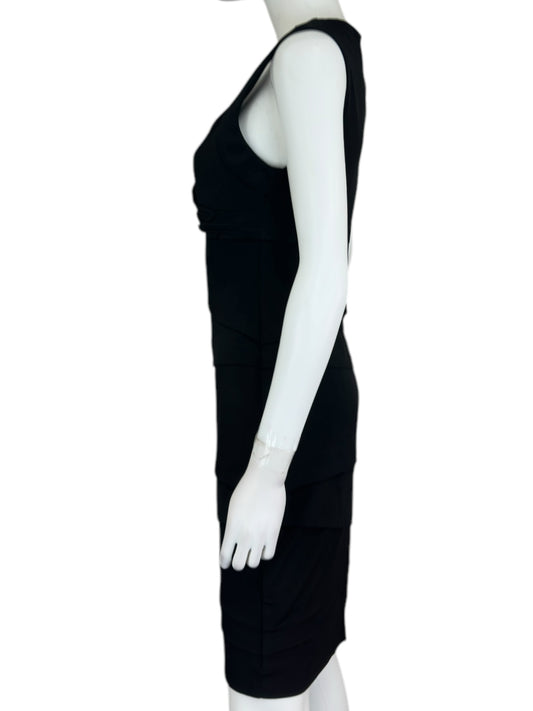 White House Black Market Black Mini Cocktail Dress Size 10