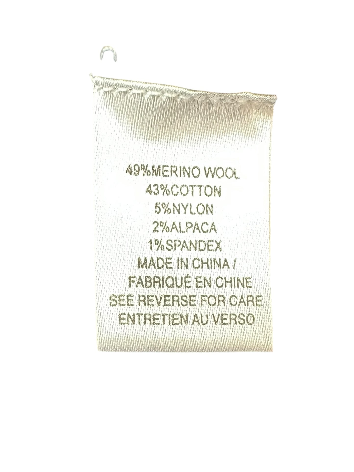 MILLY Black Wool Blend Sweater Cardigan Jacket Size L