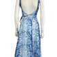 Reformation 100% Linen Tie Dye Wrap Dress Size XS