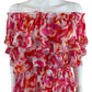 MISA Pink Maldive Marble Isella Mini Dress Size S Dress