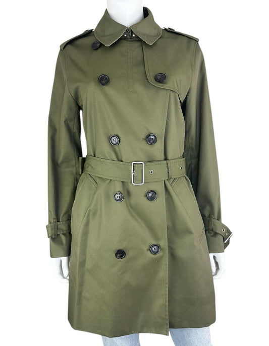 COACH NWT Olive Trench Size M