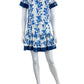 ALIVIA Blue Floral Lynn Top and Anessa Skort Size XS