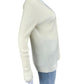 CLUB MONACO Cream Cashmere Sweater Cardigan Size L