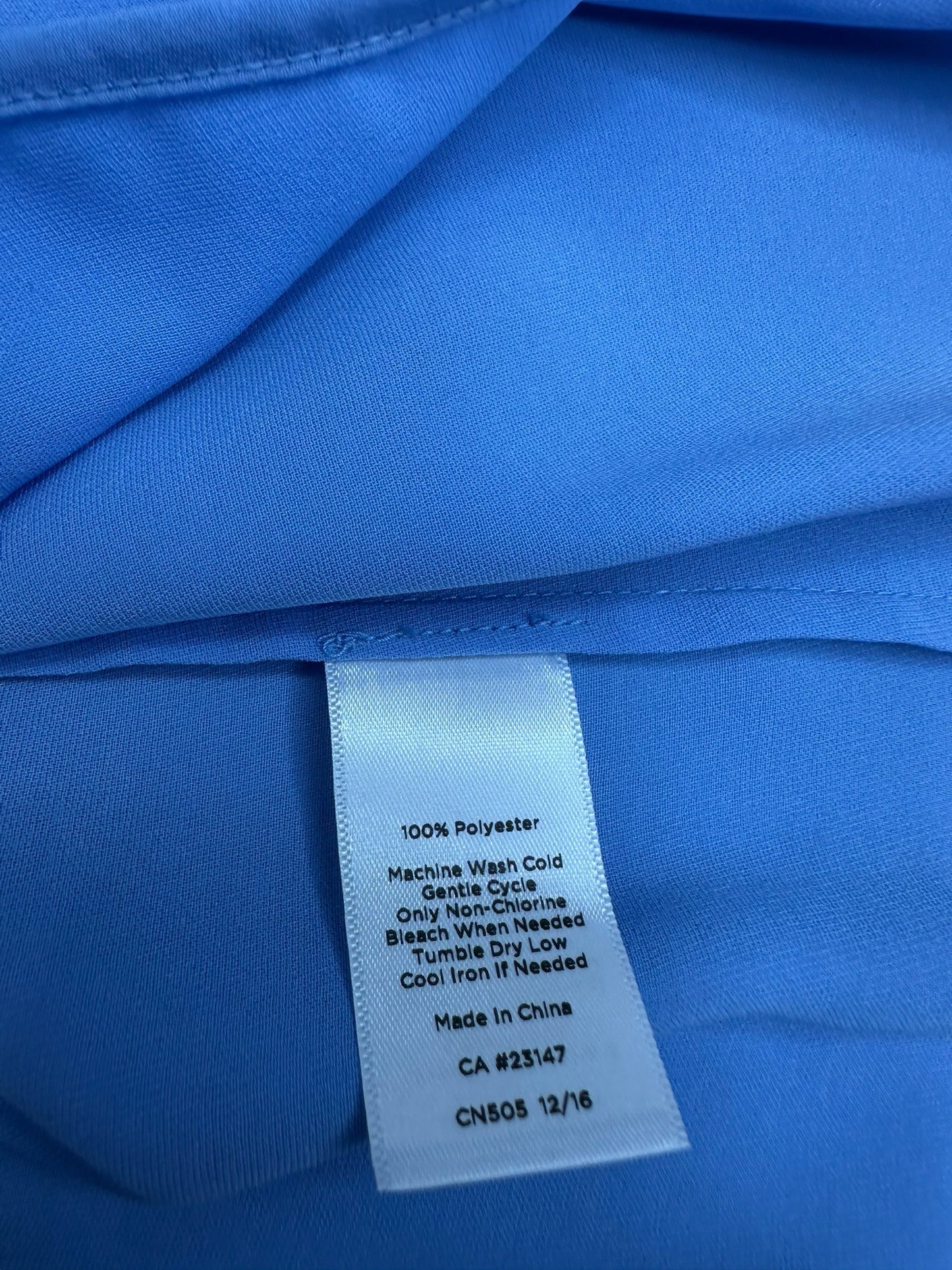 NWT Talbots Light Blue Blouse Size M