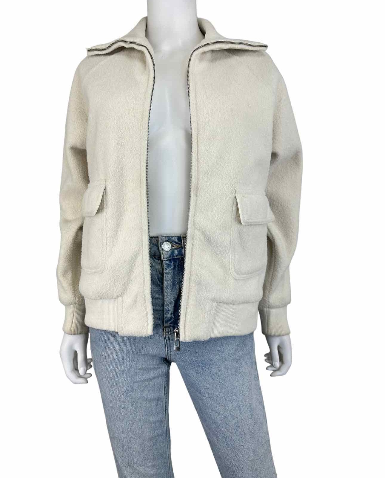 Cream casual jacket hotsell