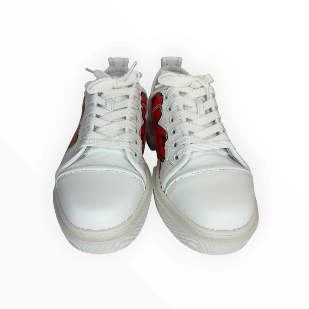 Christian Louboutin x Shun Sudo Adolon Button Flower Low-Top Sneakers Size 37