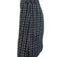J. Crew Black Navy White and Cream Skirt Size 14