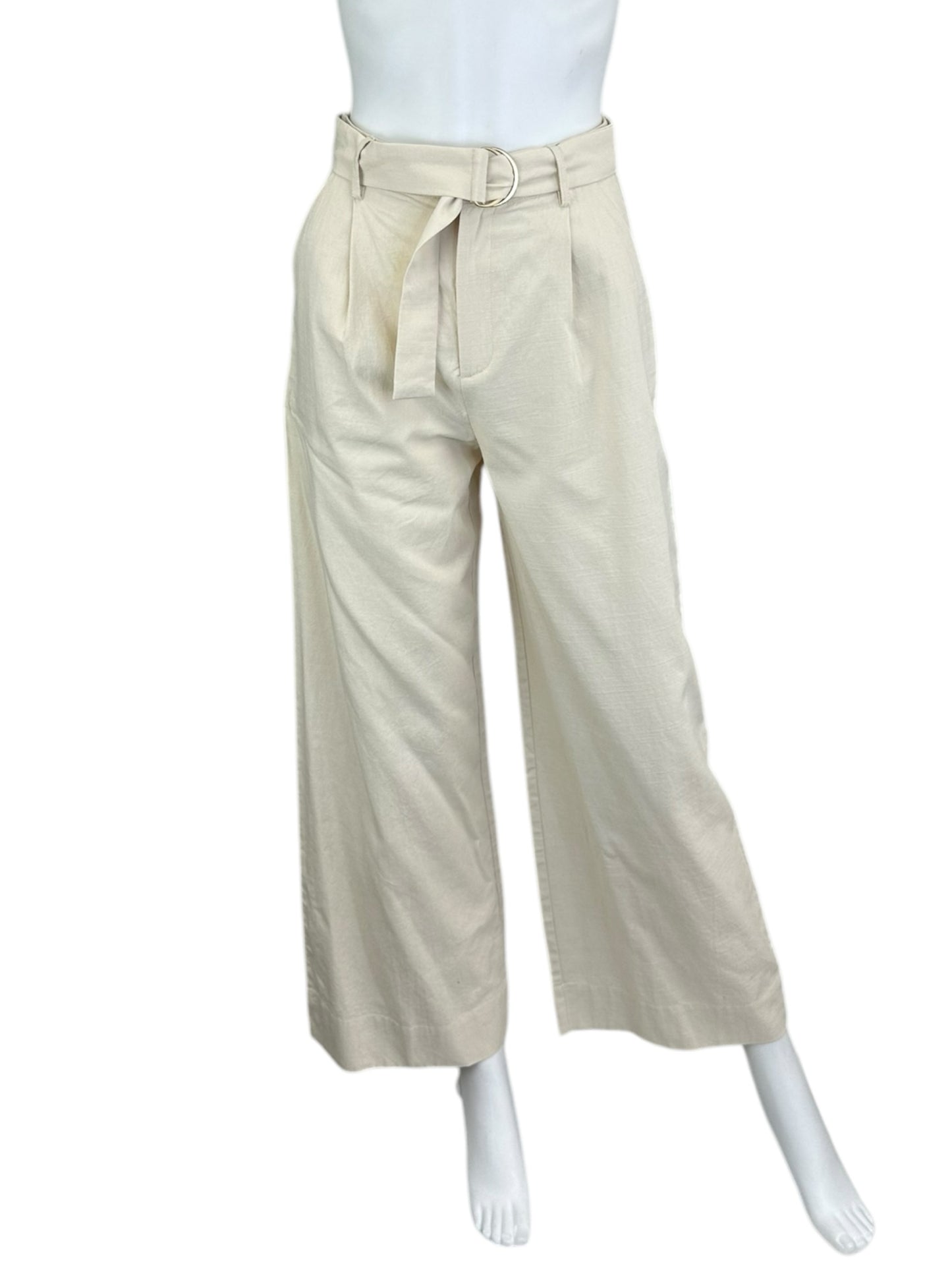 mink pink Cream Wide Pant NWT Size XS