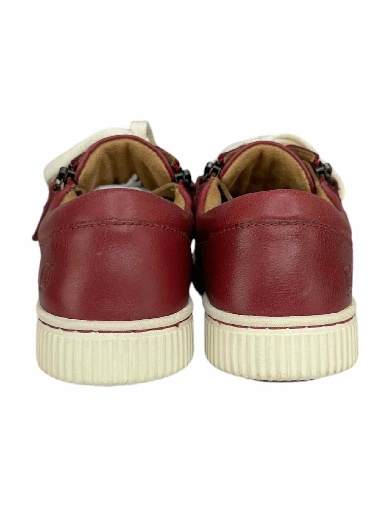 Born Red Leather Paloma Sneakers Size 6