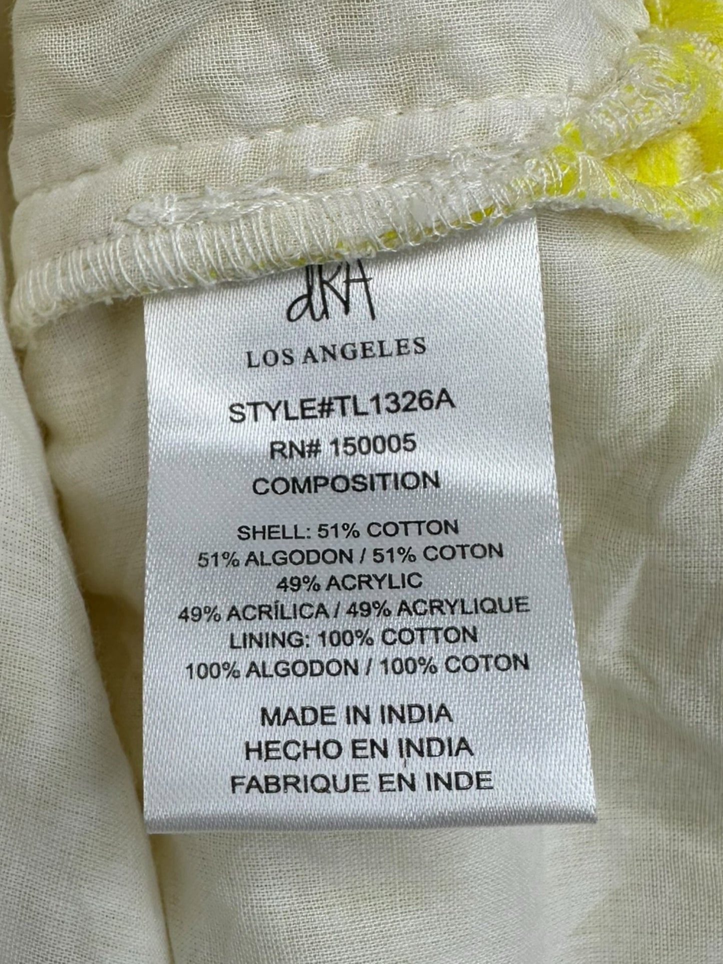 dRA NWT Yellow Arizona Top Hoodie Size S