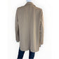 Eileen Fisher Beige Open-Front Notched Collar Blazer Jacket Size PL