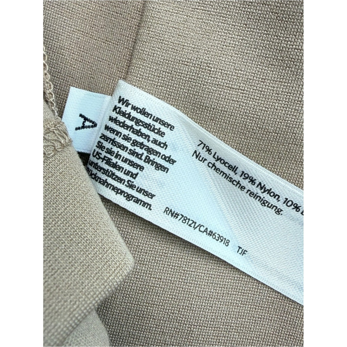 Eileen Fisher Beige Open-Front Notched Collar Blazer Jacket Size PL
