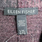 EILEEN FISHER Wool Blend Burgundy Cardigan Size L/XL