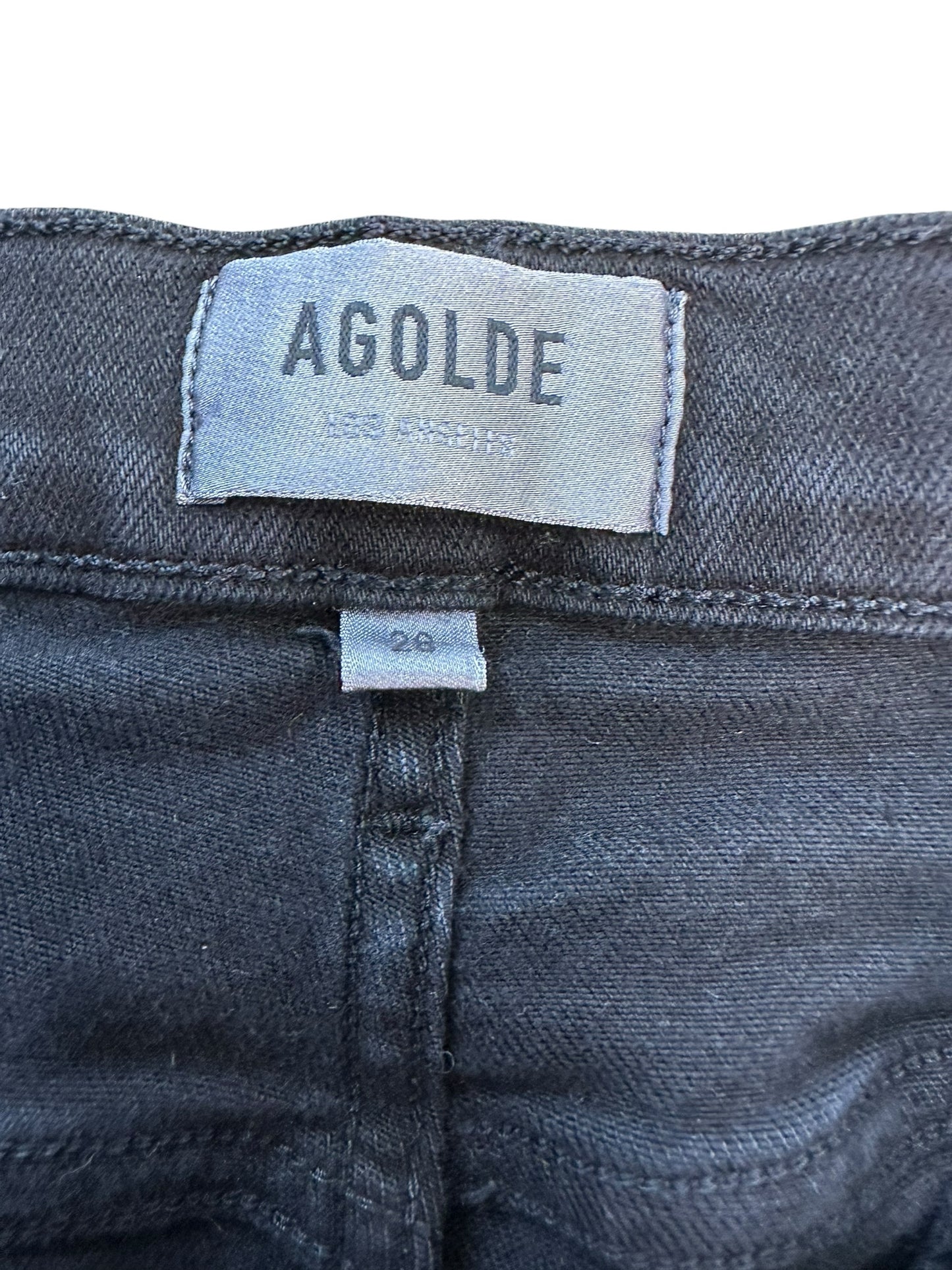 AGOLDE Black High Rise Sophe Skinny Jeans Size 28