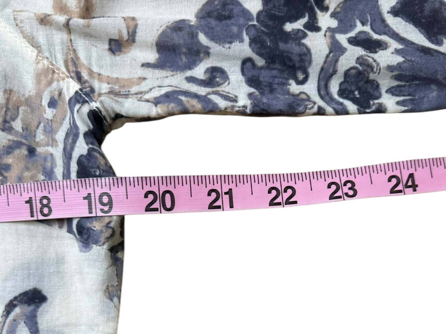 Tory Burch 100% Cotton Paisley Button-Down Shirt Size 12