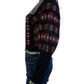 SEA New York Ayla Fair Isle Sweater Cardigan Size S