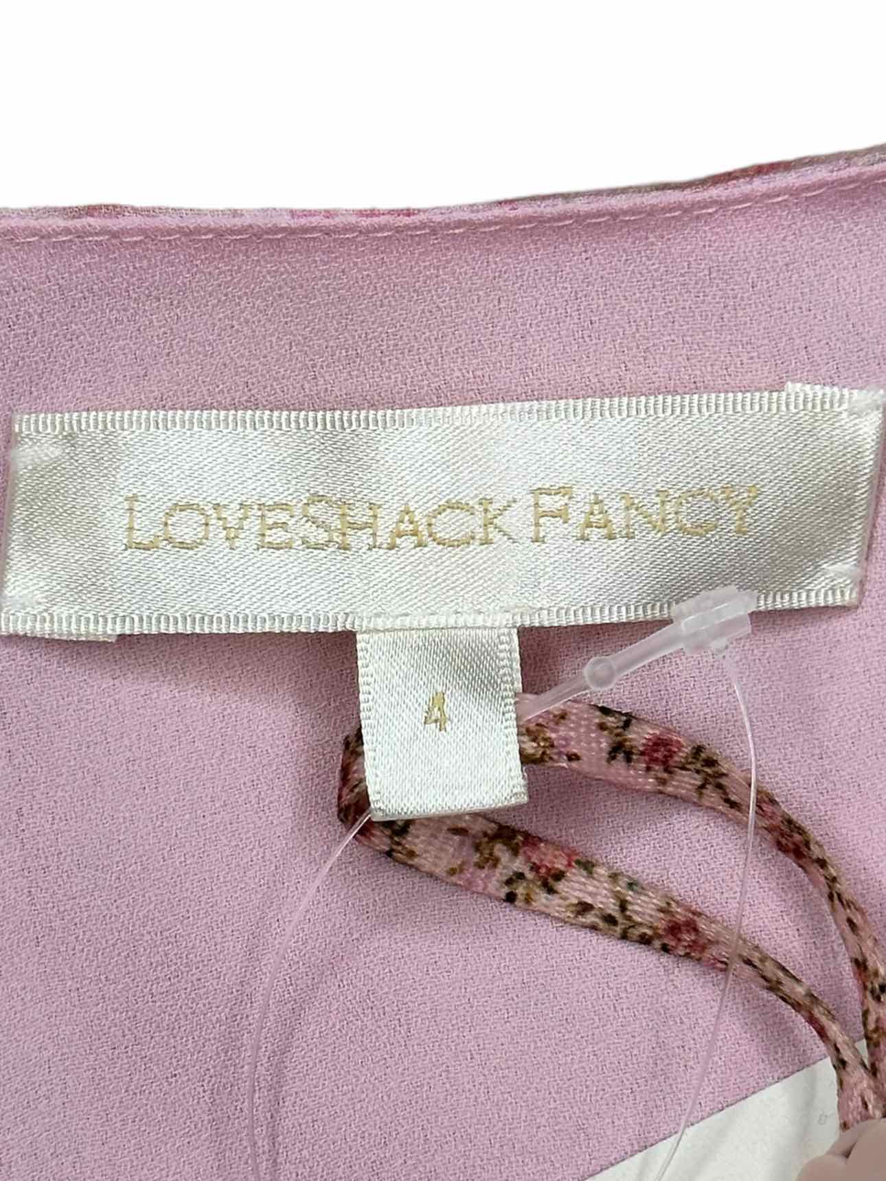 LOVE SHACK FANCY Rosie Patch Posh Dress Size 4