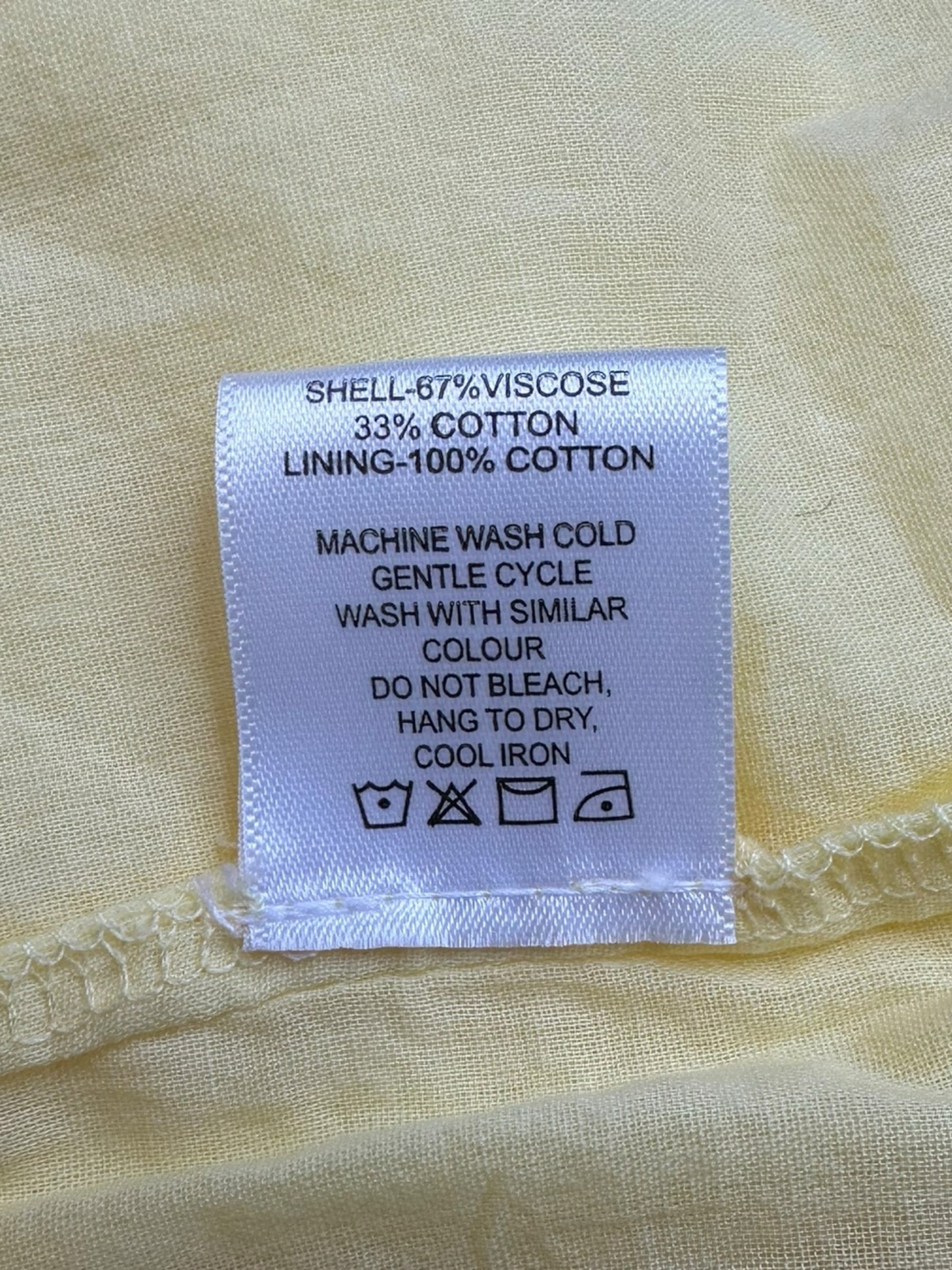 ABLE Yellow Casual Dress Size M