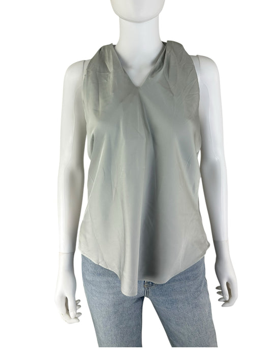 NWT Reiss Silver Halter Blouse Size 6 B