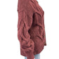 Madewell Mauve Wool Cable Knit Sweater Cardigan Size XS BASE