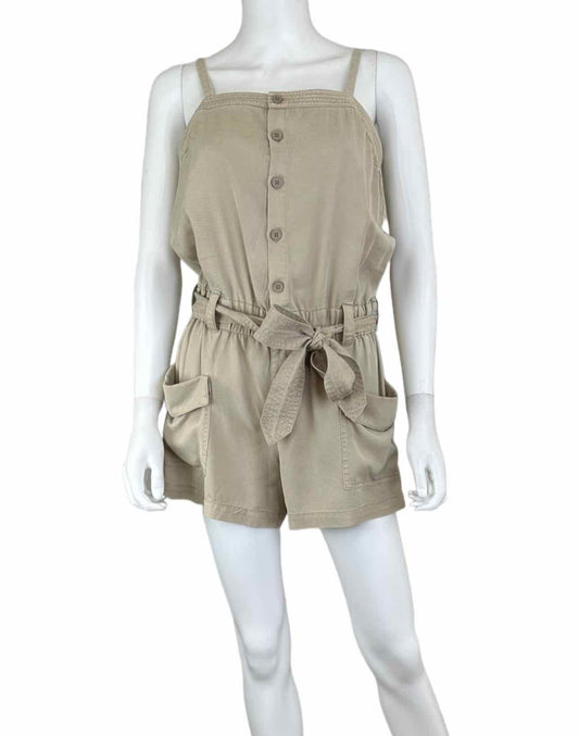 PAM&GELA Khaki Utility Romper Size S