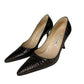 Manolo Blahnik Brown Crocodile Pumps Size 38.5