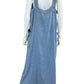 Pure Jill INDIGO Blue Overall Maxi Dress Size L