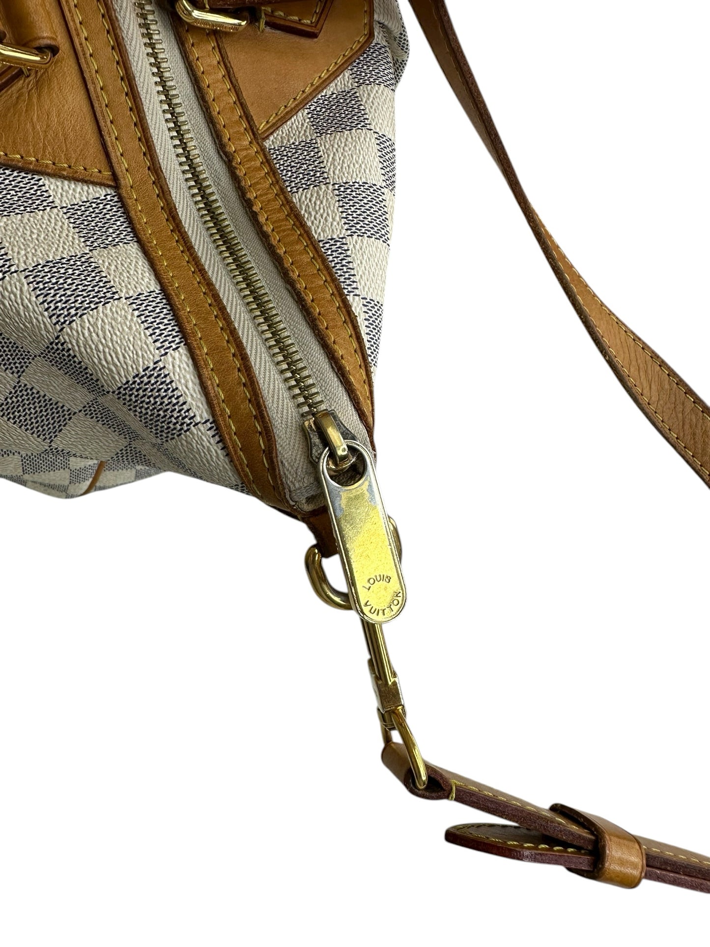 Louis Vuitton Damier Azur Siracusa DM Designer Handbag