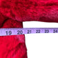 APPARIS Red Faux Fur Coat Size S