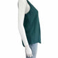 NIC & ZOE Teal Asymmetrical Hem Tank Size S