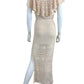 Spell Cream Crochet Knitted Maxi Dress Size XS