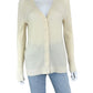 CLUB MONACO Cream Cashmere Sweater Cardigan Size L