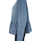 J. Jill NWT Blue Chambray Blouse Size L