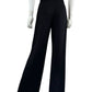 St. John Black Knit Pants Size 4