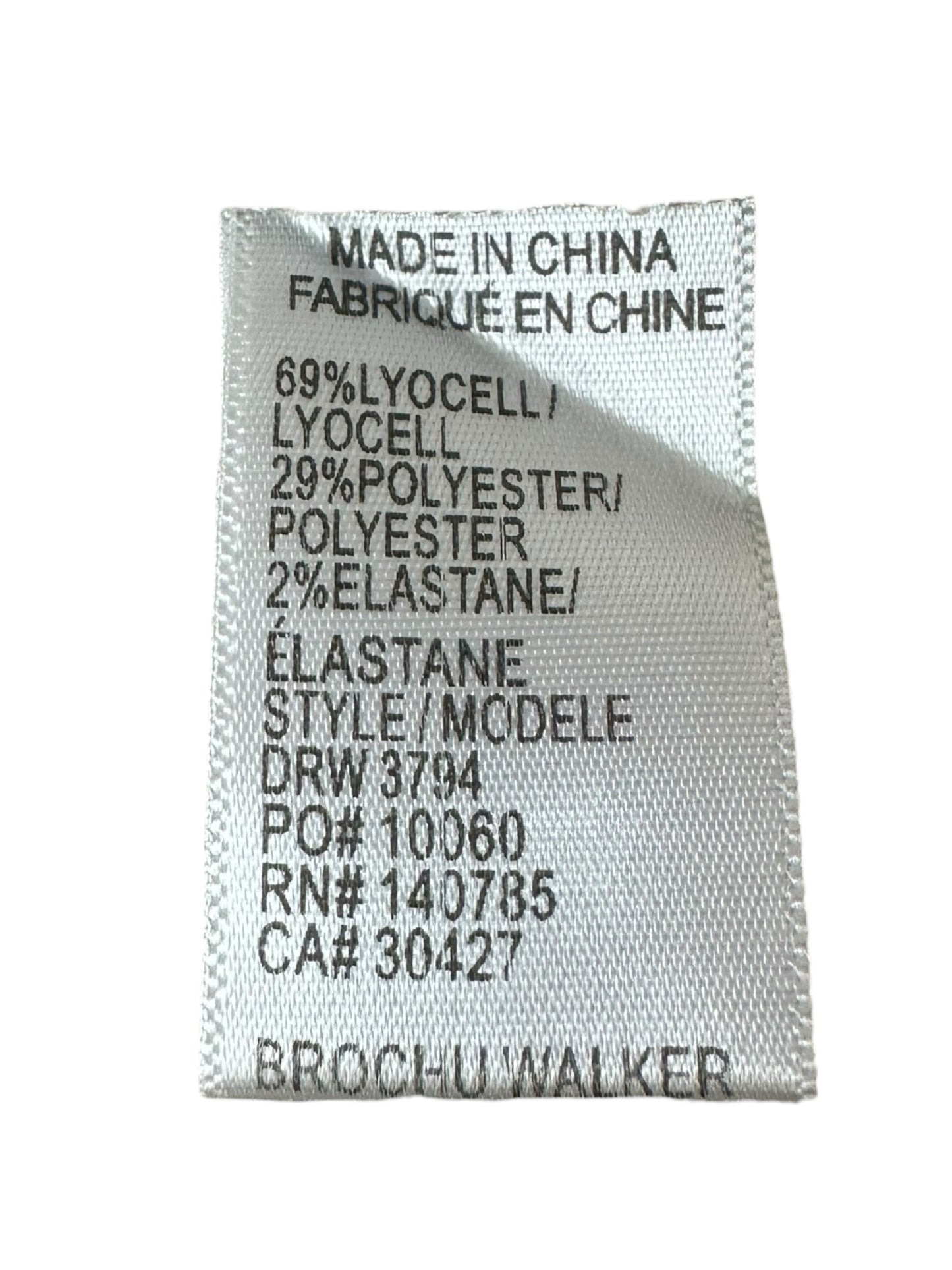 BROCHU WALKER Khaki Straight Leg Cropped Pants Size S