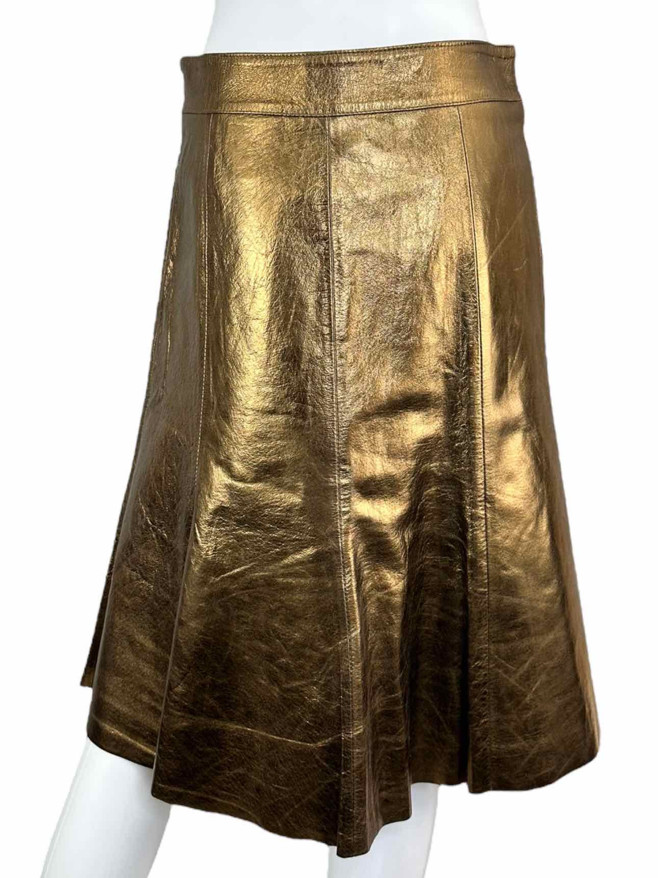 Wendy Hil Metallic Midi Skirt Size 4