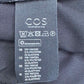 COS Black Gathered Dress Size XS