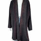 EILEEN FISHER Wool Blend Burgundy Cardigan Size L/XL