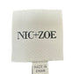 NIC & ZOE Black Knit Button-down Shirt Size XL